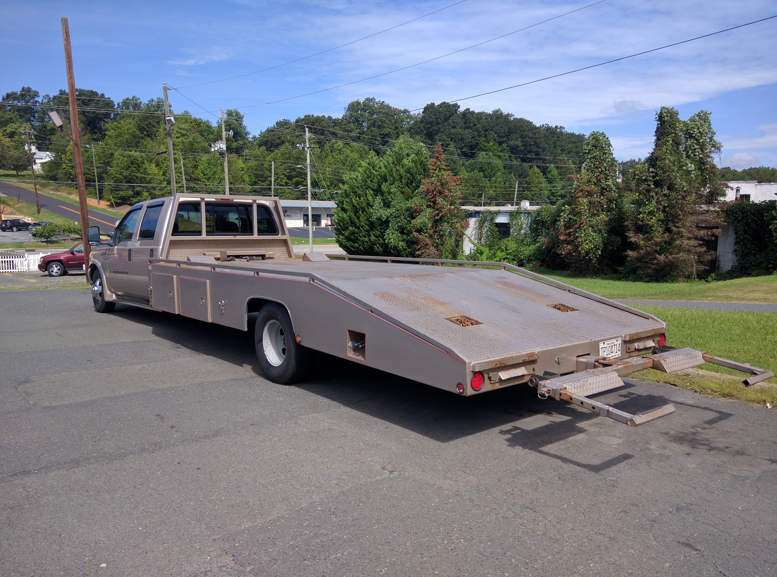 Ramp Truck Car Hauler NC4x4