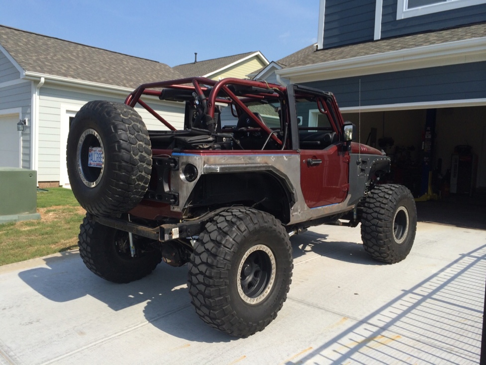 Comp cutting and 9"stretch on a 2 door JK NC4x4