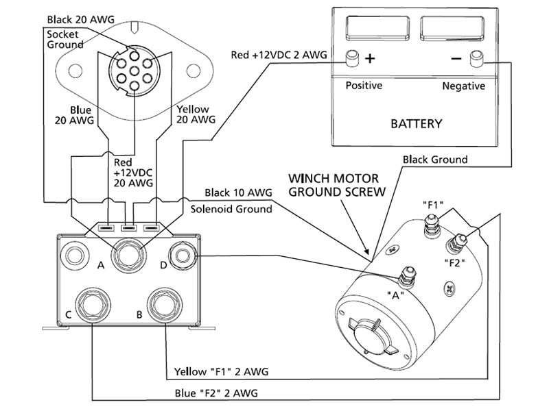 Need a little help with a Warn 8274 winch - Page 2 ... warn winch 5 wire control wiring diagram 